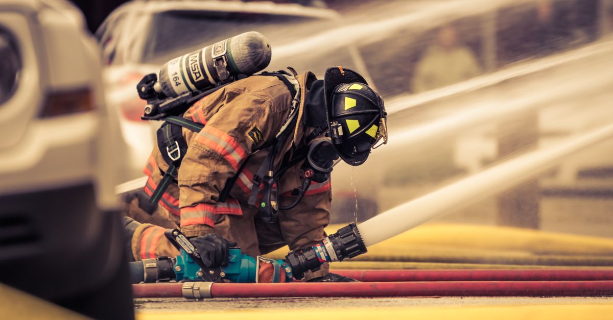 Live-burn extinguisher practice